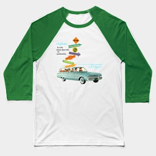 1960s FORD FALCON WAGONS - advert Baseball T-Shirt